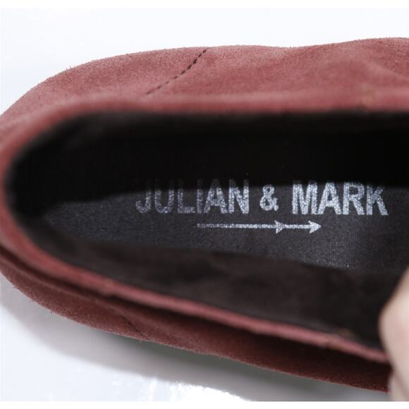 Julian & Mark Burgundy Suede Leather Ankle Chukka Boots Men's US 11 - Picture 11 of 12